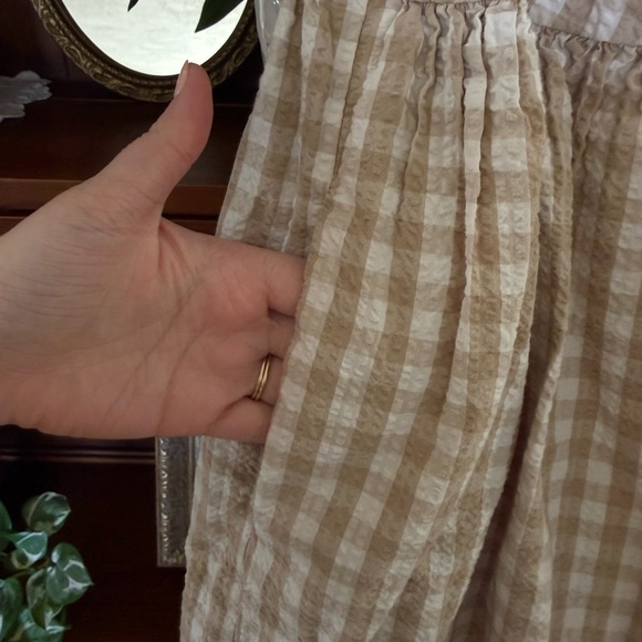 J. Crew Gingham Puff-Sleeve Midi Dress - Picture 4 of 7